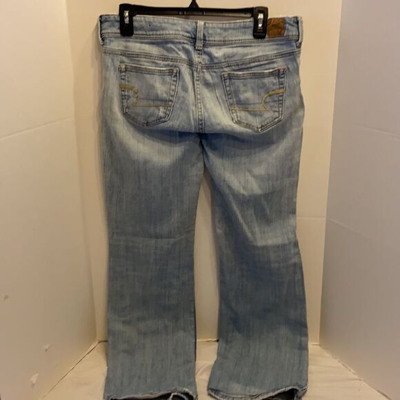 American Eagle stretch slim boot size 10 faded - Picture 2 of 5